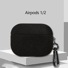 Load image into Gallery viewer, Suede Leather Case For Airpods Pro 2 For Airpods Pro 3 Airpods 4 3 Case Luxury Artificial Leather All Inclusive Case