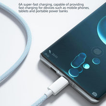 Load image into Gallery viewer, C to C Fast Charging PD 60W Mobile Phone Date Cable For Iphone15 Android Samsung Huawei Type C Braided Charger Cable