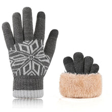Load image into Gallery viewer, Autumn Winter Motorcycle Gloves Double-layer Touch Screen Thick Velvet Knit Outdoor Motorcycle Accessories Cold Resistant Gloves