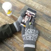 Load image into Gallery viewer, Autumn Winter Motorcycle Gloves Double-layer Touch Screen Thick Velvet Knit Outdoor Motorcycle Accessories Cold Resistant Gloves