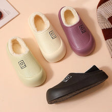 Load image into Gallery viewer, Women's Slippers Winter Soft New Style Heeled Indoor Home Thick Sole Non-Slip Fleece Lined Warm Slippers for Women