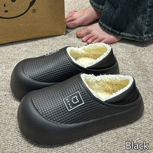 Load image into Gallery viewer, Women's Slippers Winter Soft New Style Heeled Indoor Home Thick Sole Non-Slip Fleece Lined Warm Slippers for Women