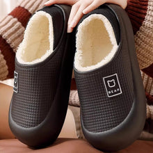 Load image into Gallery viewer, Women's Slippers Winter Soft New Style Heeled Indoor Home Thick Sole Non-Slip Fleece Lined Warm Slippers for Women