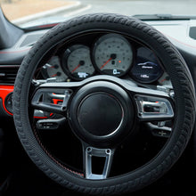 Load image into Gallery viewer, Car Silicone Grip Steering Wheel Cover Car Handle Cover Texture Silicone Protective Cover Tuning Interior Accessories