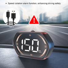 Load image into Gallery viewer, Car GPS Speedometer HUD Head Display Digital Speed Meter KMH MPH Dispaly Plug and Play for Motorcycle Truck Auto Part Accessories with Installation Bracket