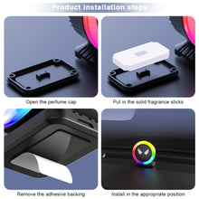 Load image into Gallery viewer, Car Central Control RGB Sound-Activated Ambient Light with Rhythm Sync LED Mood Lamp for Desk Computer Music Visualizer Decor