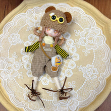Load image into Gallery viewer, For 11-17cm OB11 Dolls Trendy Girl Forest Style Autumn Winter Dressing Set Doll Accessories Outfit For 8/12 BJD Clothes