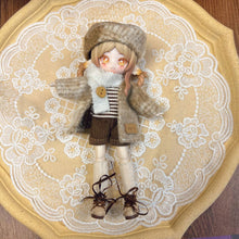 Load image into Gallery viewer, For 11-17cm OB11 Dolls Trendy Girl Forest Style Autumn Winter Dressing Set Doll Accessories Outfit For 8/12 BJD Clothes