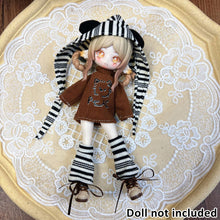 Load image into Gallery viewer, For 11-17cm OB11 Dolls Trendy Girl Forest Style Autumn Winter Dressing Set Doll Accessories Outfit For 8/12 BJD Clothes