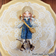 Load image into Gallery viewer, For 11-17cm OB11 Dolls Trendy Girl Forest Style Autumn Winter Dressing Set Doll Accessories Outfit For 8/12 BJD Clothes