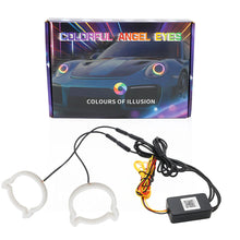Load image into Gallery viewer, Car Headlight Demon Style Heart LED Angel Eye Ring with APP Control RGB Color Changing DRL for Car Headlight Modification Smartphone Control