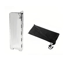 Load image into Gallery viewer, 8/10PCS Foldable Aluminum Windshield With Storage Bag Ultra-Light Heat-Gathering Stove Head Wind Shield Outdoor Camping Accessories