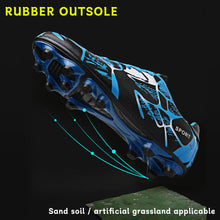 Load image into Gallery viewer, 1 Pair Sports Soccer Shoes Anti-Slip Wear-Resistant AG/TF Studs Grass Training Sports Shoes Sports Equipment