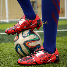 Load image into Gallery viewer, 1 Pair Sports Soccer Shoes Anti-Slip Wear-Resistant AG/TF Studs Grass Training Sports Shoes Sports Equipment