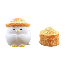 Load image into Gallery viewer, Car Interior Center Console Cute Ornament Decoration Car Navigation Screen Rear Mirror Mini Chick Straw Pile Supplies Accessories