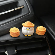Load image into Gallery viewer, Car Interior Center Console Cute Ornament Decoration Car Navigation Screen Rear Mirror Mini Chick Straw Pile Supplies Accessories