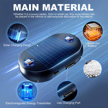 Load image into Gallery viewer, Electromagnetic Solar Car Snow Removal Device Solar Ice and Snow Scraper Winter Automotive Defroster for Windshield and Window