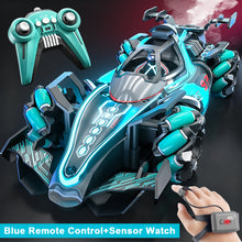 Load image into Gallery viewer, Gesture Control RC Car with Spray Stunt Remote Control Rechargeable LED Light & Side Drift Remote Control Toy Gift for Boys and Girls