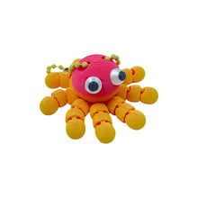 Load image into Gallery viewer, Cute Octopus Squid Pendant 3D Printed Keychain Backpack Charm Novelty Desk Toy Kawaii Personalized Charm Gift for Students Teens