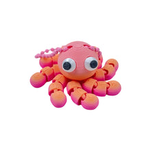 Load image into Gallery viewer, Cute Octopus Squid Pendant 3D Printed Keychain Backpack Charm Novelty Desk Toy Kawaii Personalized Charm Gift for Students Teens