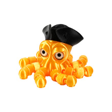 Load image into Gallery viewer, Novelty Pirate Octopus Toy 3D Printed Articulated Cool Desk Decor Articulated Animal Model Collection Display Gift for Gamers Kids Adults