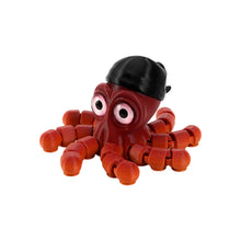 Load image into Gallery viewer, Novelty Pirate Octopus Toy 3D Printed Articulated Cool Desk Decor Articulated Animal Model Collection Display Gift for Gamers Kids Adults