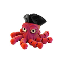 Load image into Gallery viewer, Novelty Pirate Octopus Toy 3D Printed Articulated Cool Desk Decor Articulated Animal Model Collection Display Gift for Gamers Kids Adults
