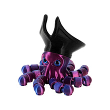 Load image into Gallery viewer, Novelty Pirate Octopus Toy 3D Printed Articulated Cool Desk Decor Articulated Animal Model Collection Display Gift for Gamers Kids Adults