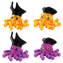 Load image into Gallery viewer, Novelty Pirate Octopus Toy 3D Printed Articulated Cool Desk Decor Articulated Animal Model Collection Display Gift for Gamers Kids Adults