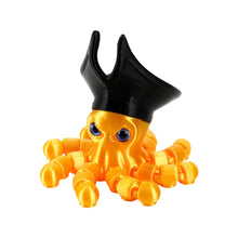 Load image into Gallery viewer, Novelty Pirate Octopus Toy 3D Printed Articulated Cool Desk Decor Articulated Animal Model Collection Display Gift for Gamers Kids Adults