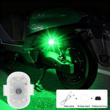 Load image into Gallery viewer, Wireless Remote Control Strobe Light with Multi-color Flash Rechargeable Warning Light for Car Motorcycle Drone Safety Navigation Lamp