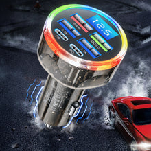 Load image into Gallery viewer, 6-in-1 Car Charger with 66W Super Fast Charging Smart Flash Charge for Multiple Phones High Power Multi-port Vehicle Charger