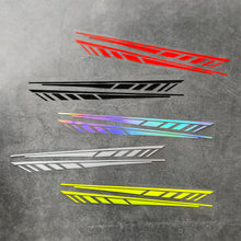 Load image into Gallery viewer, 2Pcs Stripe Motorcycle Body Decal Waistline Side Skirt Graphics for E-bike Fit Removable Sticker