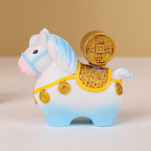 Load image into Gallery viewer, New Year Resin Decoration Cartoon Little Horse Dolls Decoration Luck Pony Desktop Ornament Festival Gift