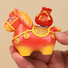 Load image into Gallery viewer, New Year Resin Decoration Cartoon Little Horse Dolls Decoration Luck Pony Desktop Ornament Festival Gift