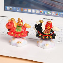 Load image into Gallery viewer, Chinese Style Cartoon Little Horse Dolls Resin Toy Cute Desktop Decoration Ornament New Year Gift Festival Present