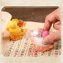 Load image into Gallery viewer, Chinese Style Cartoon Little Horse Dolls Resin Toy Cute Pony Seal Desktop Decoration Ornament New Year Gift Festival Present
