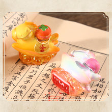Load image into Gallery viewer, Chinese Style Cartoon Little Horse Dolls Resin Toy Cute Pony Seal Desktop Decoration Ornament New Year Gift Festival Present