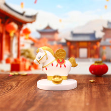 Load image into Gallery viewer, Chinese Style Cartoon Mascots Resin Horse Toys Cartoon Pony Desktop Decorations Mobile Phone Support Ornament Gift