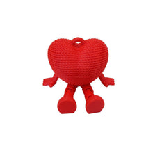 Load image into Gallery viewer, 3D Printed Red Heart Model Toy Movable Joint Desktop Decoration Ornament Valentine's Day Gift