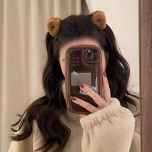 Load image into Gallery viewer, 2Pcs Plush Cat Ears Shape Hair Clips Black Hairpins Girls Headwear Hair Accessories Duck Beak Clip Grip Clip