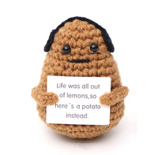 Load image into Gallery viewer, Handmade Positive Energy Potato Doll Cartoon Potato Woolen Knitted Doll Plush Toy Home Decoration Ornamentation Gifts Children