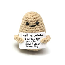 Load image into Gallery viewer, Handmade Positive Energy Potato Doll Cartoon Potato Woolen Knitted Doll Plush Toy Home Decoration Ornamentation Gifts Children