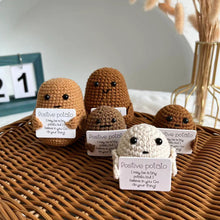 Load image into Gallery viewer, Handmade Positive Energy Potato Doll Cartoon Potato Woolen Knitted Doll Plush Toy Home Decoration Ornamentation Gifts Children
