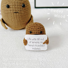 Load image into Gallery viewer, Handmade Positive Energy Potato Doll Cartoon Potato Woolen Knitted Doll Plush Toy Home Decoration Ornamentation Gifts Children