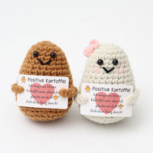 Load image into Gallery viewer, Handmade Positive Energy Potato Doll Cartoon Potato Woolen Knitted Doll Plush Toy Home Decoration Ornamentation Gifts Children