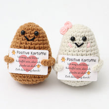 Load image into Gallery viewer, Handmade Positive Energy Potato Doll Cartoon Potato Woolen Knitted Doll Plush Toy Home Decoration Ornamentation Gifts Children