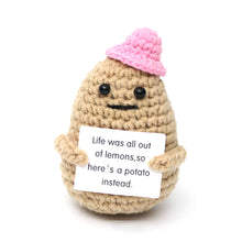 Load image into Gallery viewer, Handmade Positive Energy Potato Doll Cartoon Potato Woolen Knitted Doll Plush Toy Home Decoration Ornamentation Gifts Children