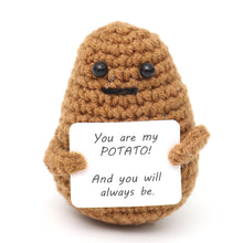 Load image into Gallery viewer, Handmade Positive Energy Potato Doll Cartoon Potato Woolen Knitted Doll Plush Toy Home Decoration Ornamentation Gifts Children