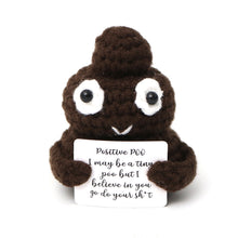 Load image into Gallery viewer, New Positive Energy Poop Woolen Knitted Doll Mini Handmade Plush Toy Home Desk Decoration Gift For Children